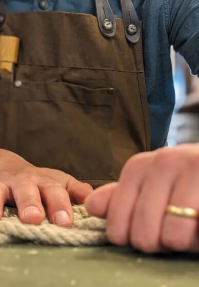 Flax Rope Trivet Workshop