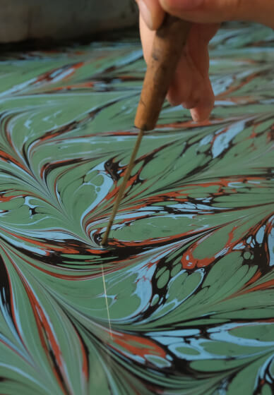 Floral Paper Marbling (ebru) Workshop