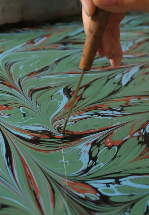 Floral Paper Marbling (ebru) Workshop