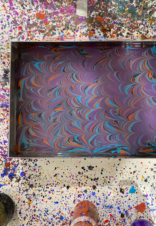 Floral Paper Marbling (ebru) Workshop