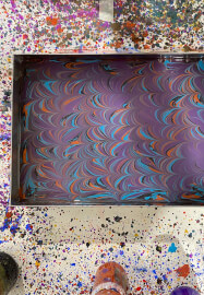 Floral Paper Marbling (ebru) Workshop