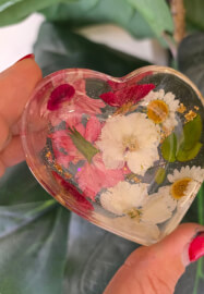 Floral Trinket: Epoxy Resin Botanical Dish - Make 3