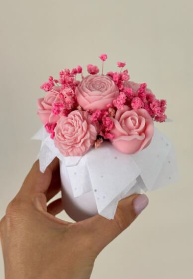 Flower Candle Bouquet Making Class
