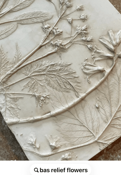 Flower Casting / Bas Relief Botanical Flower Workshop