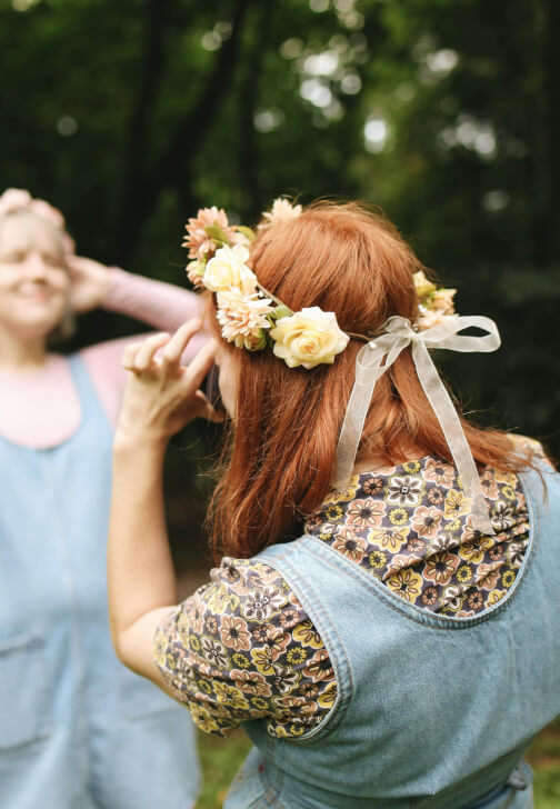 Flower Crown Making Party