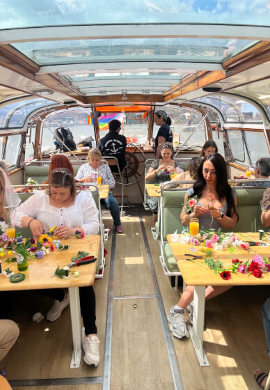 Flower Crown Workshop for Hen Parties