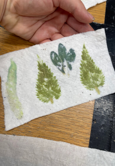 Flower Printing Textiles Workshop