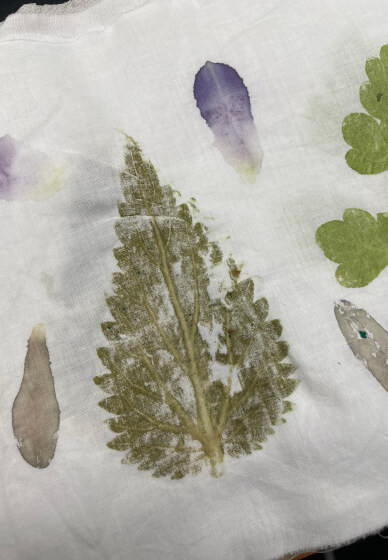 Flower Printing Textiles Workshop