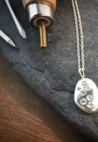 Flush Setting Silver Jewellery Workshop