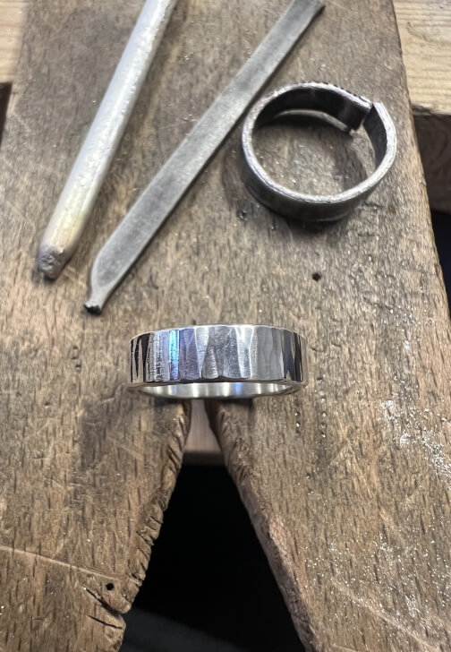 Forged Wide Ring Making Workshop - Northamptonshire