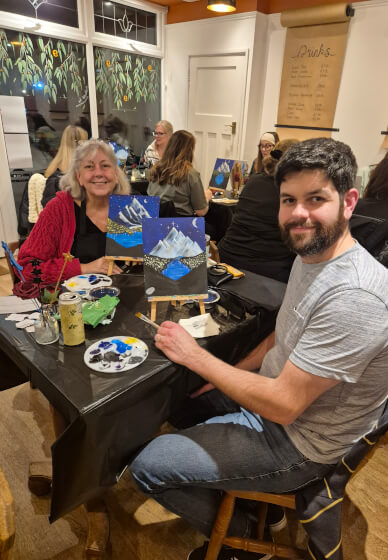 Fourth Wing Themed Paint and Sip Class