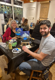 Fourth Wing Themed Paint and Sip Class