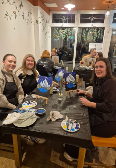 Fourth Wing Themed Paint and Sip Class
