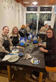 Fourth Wing Themed Paint and Sip Class