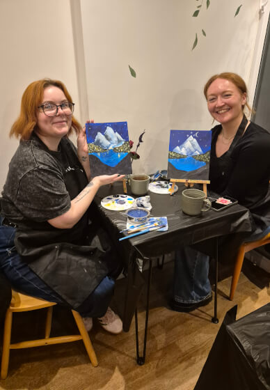 Fourth Wing Themed Paint and Sip Class