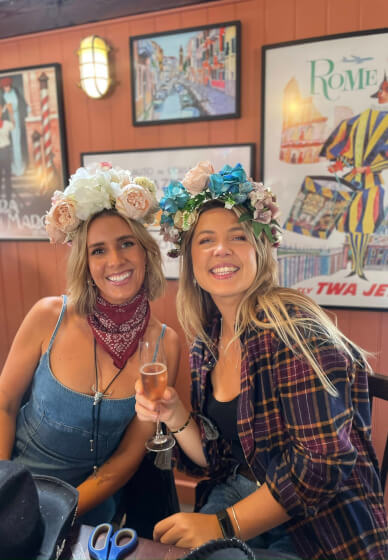 Fresh and Faux Flower Crown Workshop