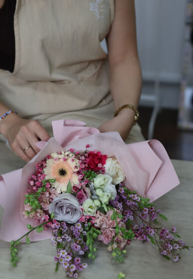 Fresh Flower Bouquet Arrangement Workshop