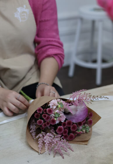 Fresh Flower Bouquet Arrangement Workshop