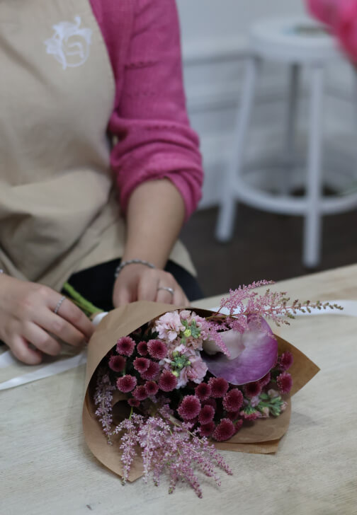 Fresh Flower Bouquet Arrangement Workshop