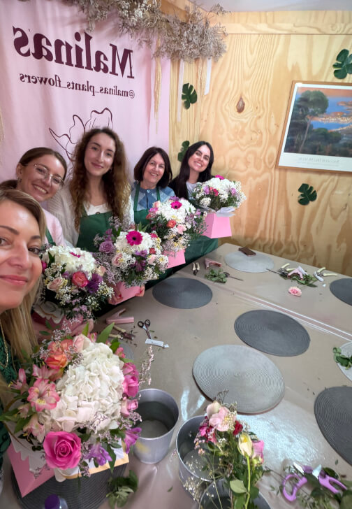 Fresh Flower Bouquet Workshop