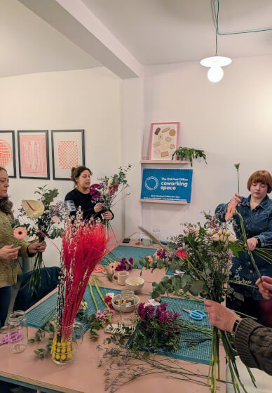 Fresh Flower Bouquet Workshop