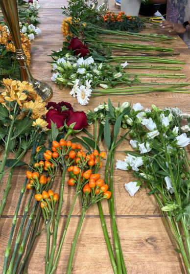 Fresh Flowers Bouquet Class