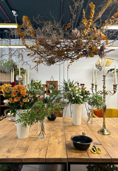 Fresh Flowers Bouquet Class