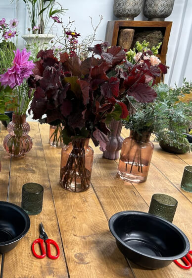 Fresh Flowers Bouquet Class