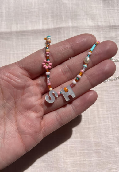 Freshwater Pearl Beaded Daisy Necklace Making Class