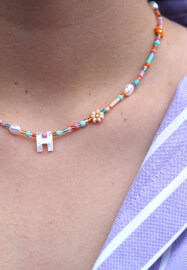 Freshwater Pearl Beaded Daisy Necklaces