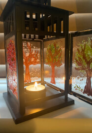 Fused Glass Four Panel Lantern Workshop