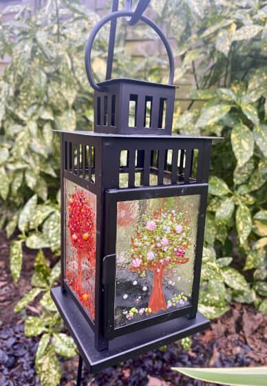 Fused Glass Four Panel Lantern Workshop