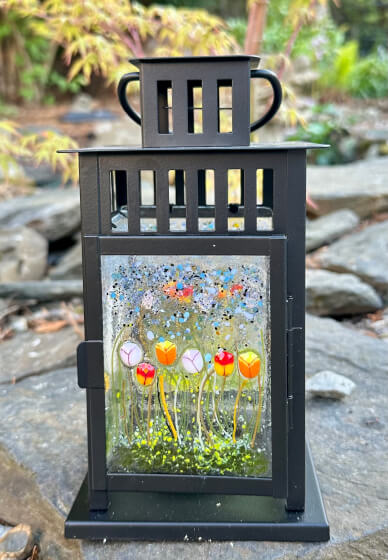 Fused Glass Summer Lanterns