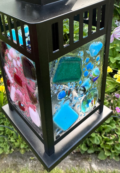 Fused Glass Summer Lanterns