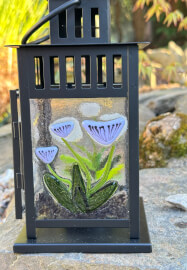 Fused Glass Summer Lanterns