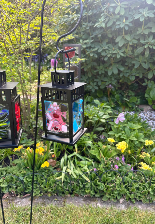 Fused Glass Summer Lanterns