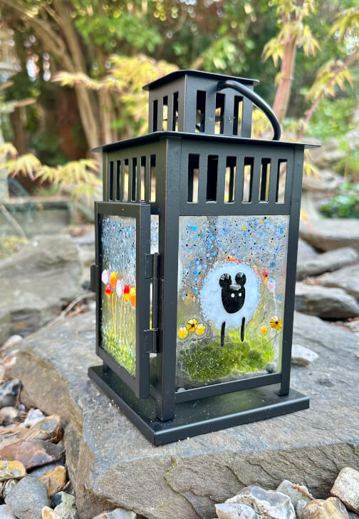 Fused Glass Summer Lanterns