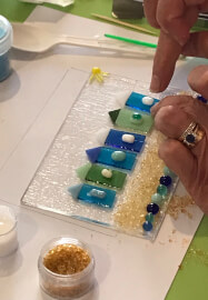 Fused Glass Taster Mosaic Workshop