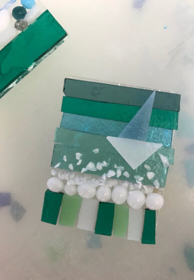 Fused Glass Taster Mosaic Workshop