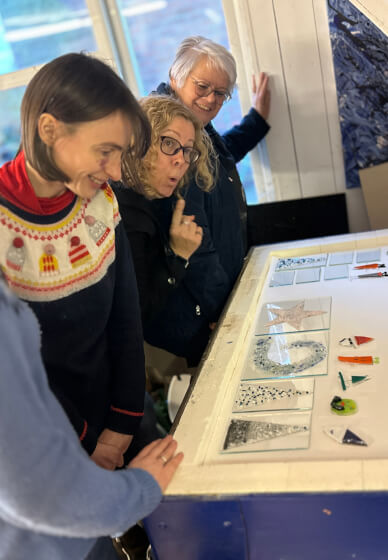 Fused Glass Workshop: Wall Panel and Bowls