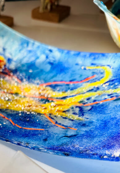 Fused Glass Workshop: Wall Panel and Bowls