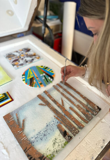 Fused Glass Workshop: Wall Panel and Bowls