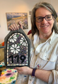 Garden Mosaics on Slate Workshop