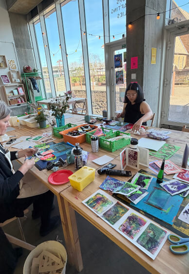 Gelli Printing - an Exploratory Monoprinting Workshop