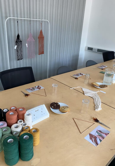 Geo Macrame Wall Hanging Workshop