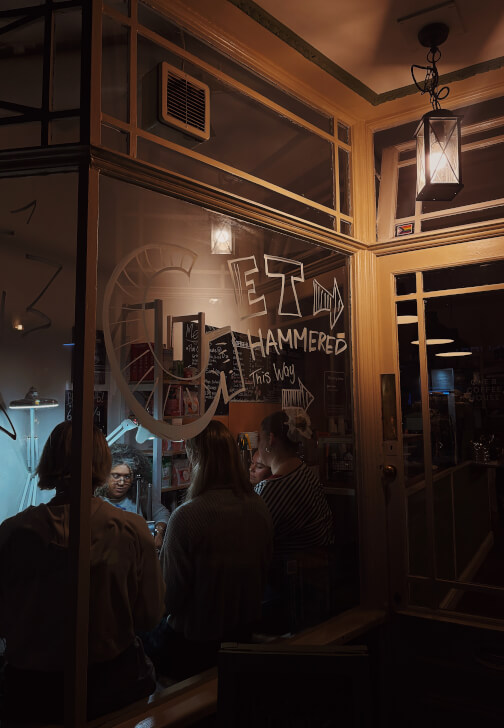 Get Hammered: Sterling Silver Ring Making and Wine Evening