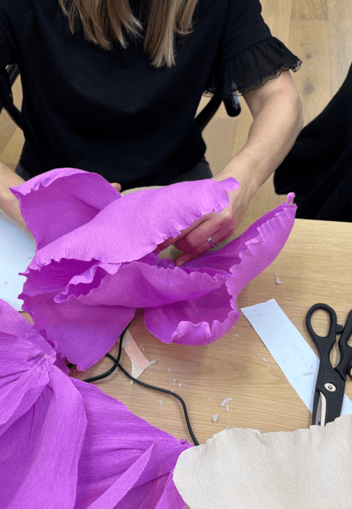 Giant Paper Flower Class