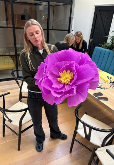 Giant Paper Flower Class