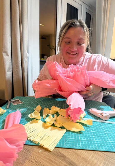 Giant Paper Flower Making Workshop