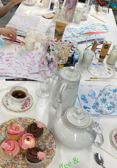 Glass Vase Painting Workshop